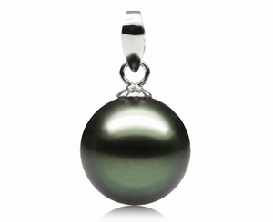 Pendentif Perle de Tahiti 10-10.5mm Qualité Perle: AAA