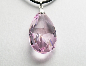 Pendentif Cristal SWAROVSKI Goutte 22mm LR Argent 925