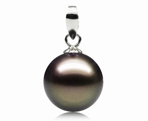 Pendentif Perle de Tahiti 9.5-10mm Qualité Perle: AAA