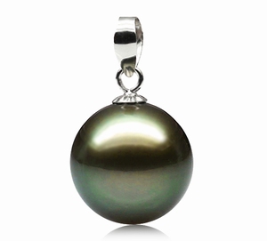 Pendentif Perle de Tahiti 12.5-13mm Qualité Perle: AAA