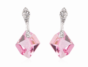 Boucles d`Oreilles Cristaux SWAROVSKI Love Candy