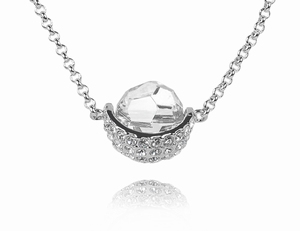 Collier Pendentif Cristaux SWAROVSKI Inspiration, Rhodium