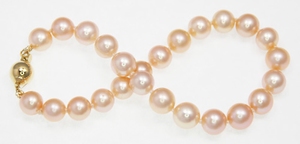 Bracelet de Perles de Culture Eau Douce Pêche AA+ 7mm