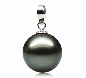 Pendentif Perle de Tahiti 12-12.5mm Qualité Perle: AAA