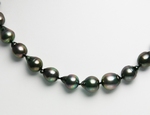 Collier Perles de Culture de Tahiti Forme Gouttes 8 à 11mm