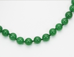 Collier Jade Pierre Semi Précieuse Ronde 10-11mm