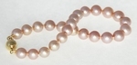 Bracelet de Perles de Culture Eau Douce Lavande AA+ 7mm
